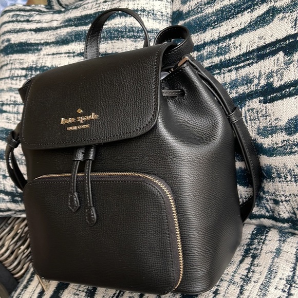 kate spade Bags Kate Spade Darcy Flap Backpack Black Poshmark